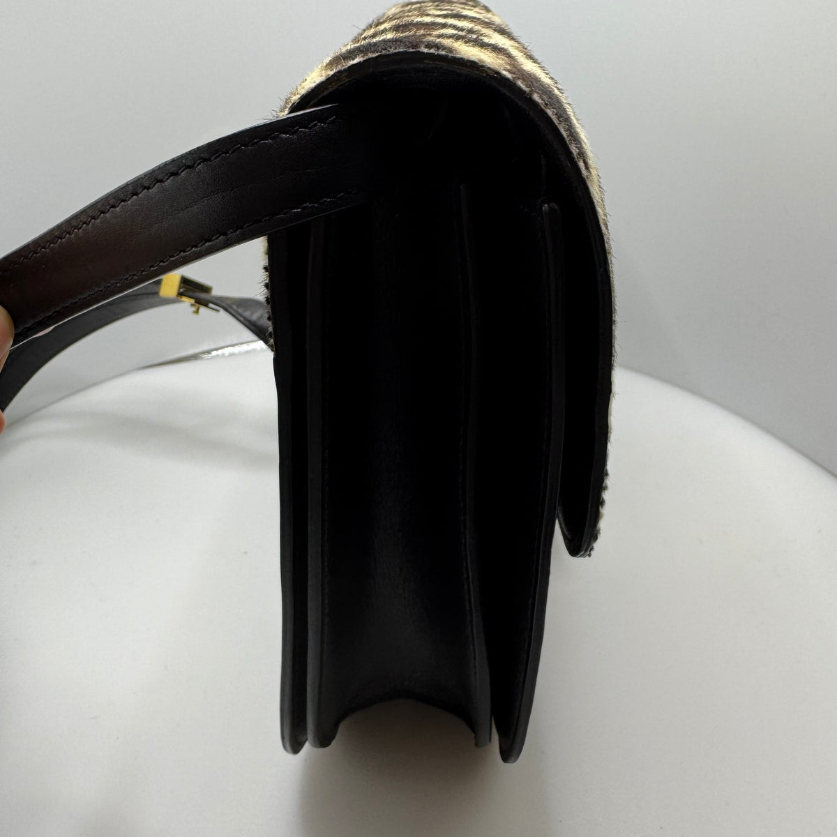 Celine Leather Classic Box Bag with Pony Hair Medium — view 3 of 9 Leather Classic  Box Bag with Pony Hair Medium, view 3 of 9