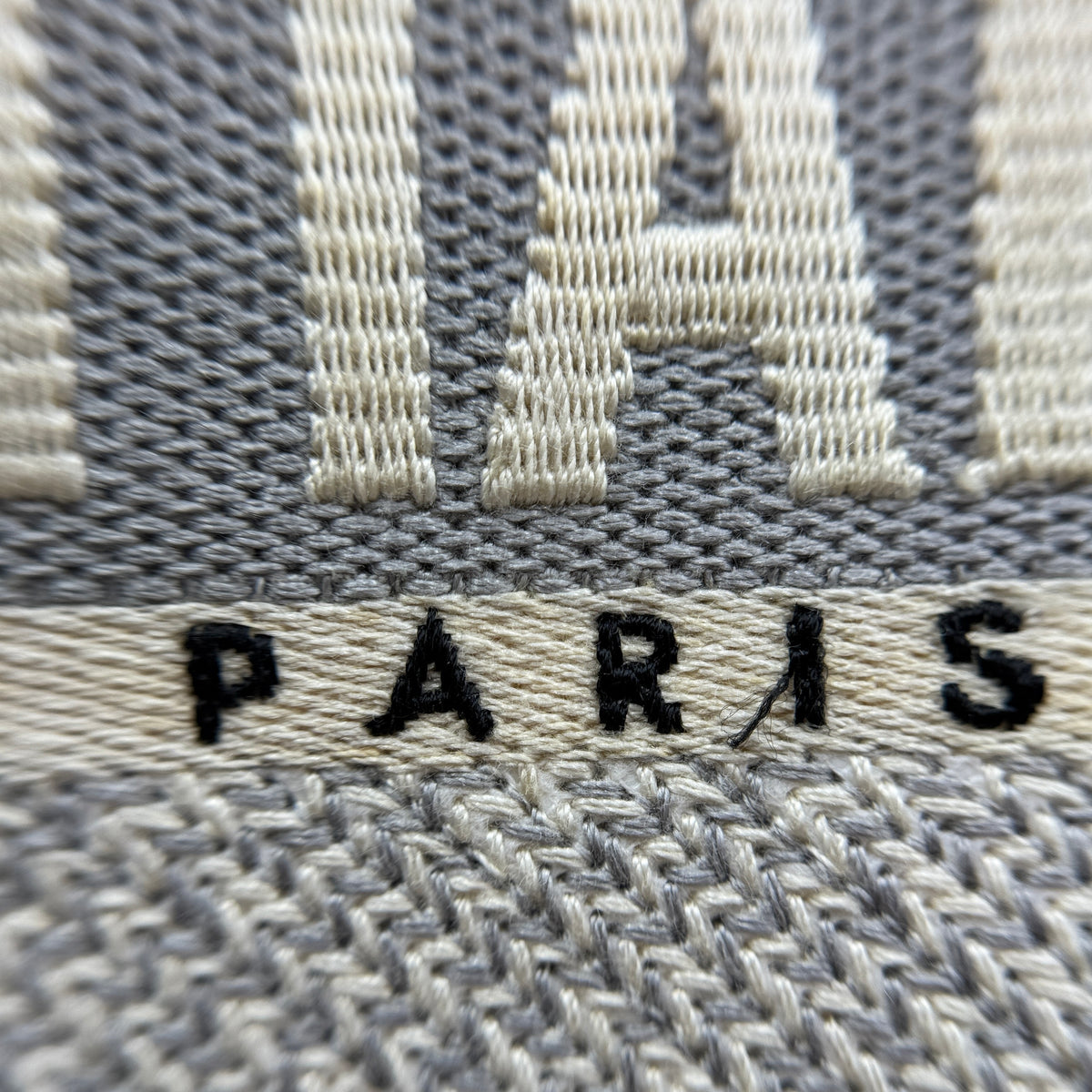 Canvas Medium Dior Book Tote Ecru and Gray Toile de Jouy Embroidery — view 7 of 9 Canvas Medium Dior Book Tote Ecru and Gray Toile de Jouy Embroidery, view 7 of 9