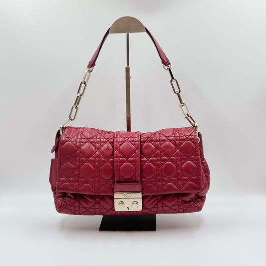 Leather Cannage Shoulder Bag Small