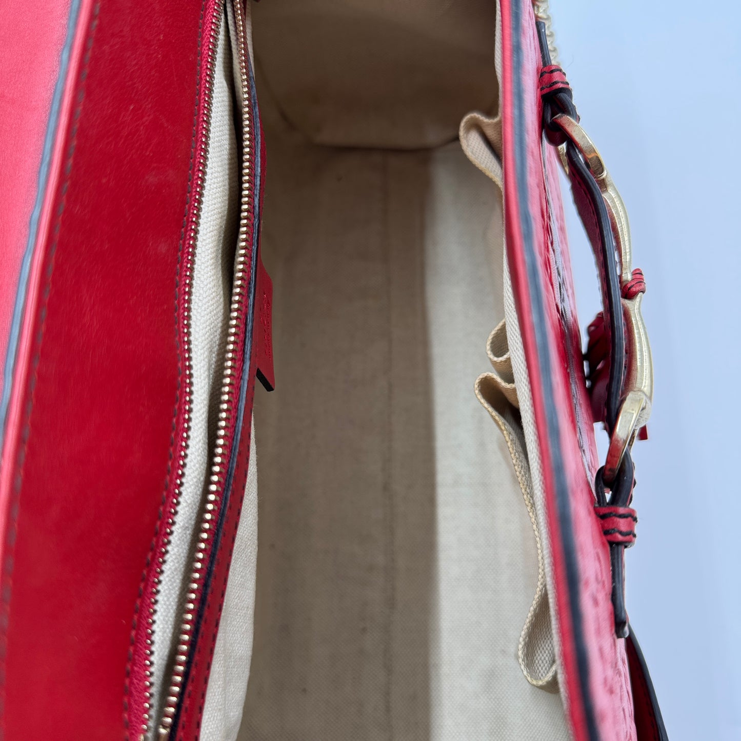 Emily Chain Flap Shoulder Bag Guccissima Leather Large