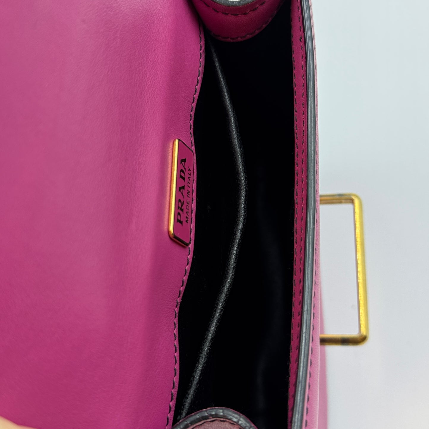 Pionniere Crossbody Bag City Calf with Saffiano Small