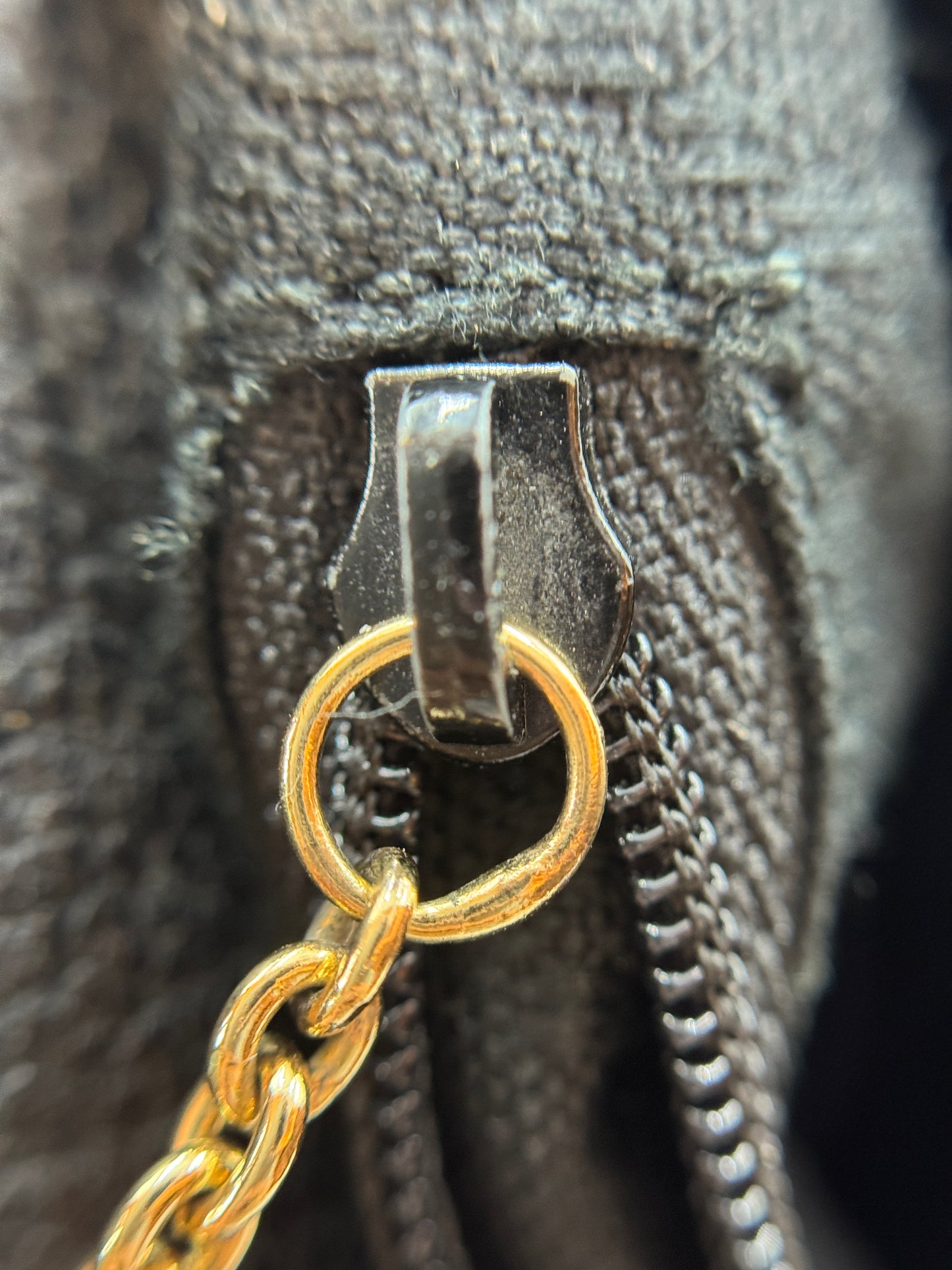 Gucci Black Suede Bamboo Tote
