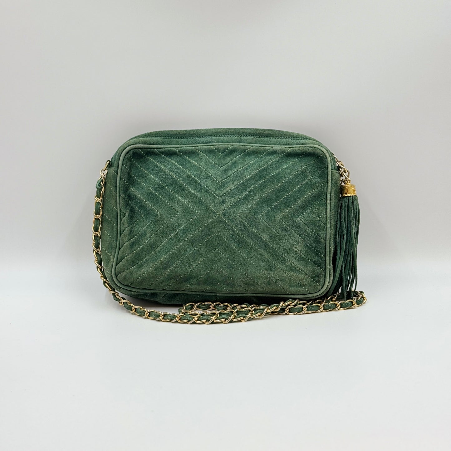 Suede CC Camera Bag Forest Green