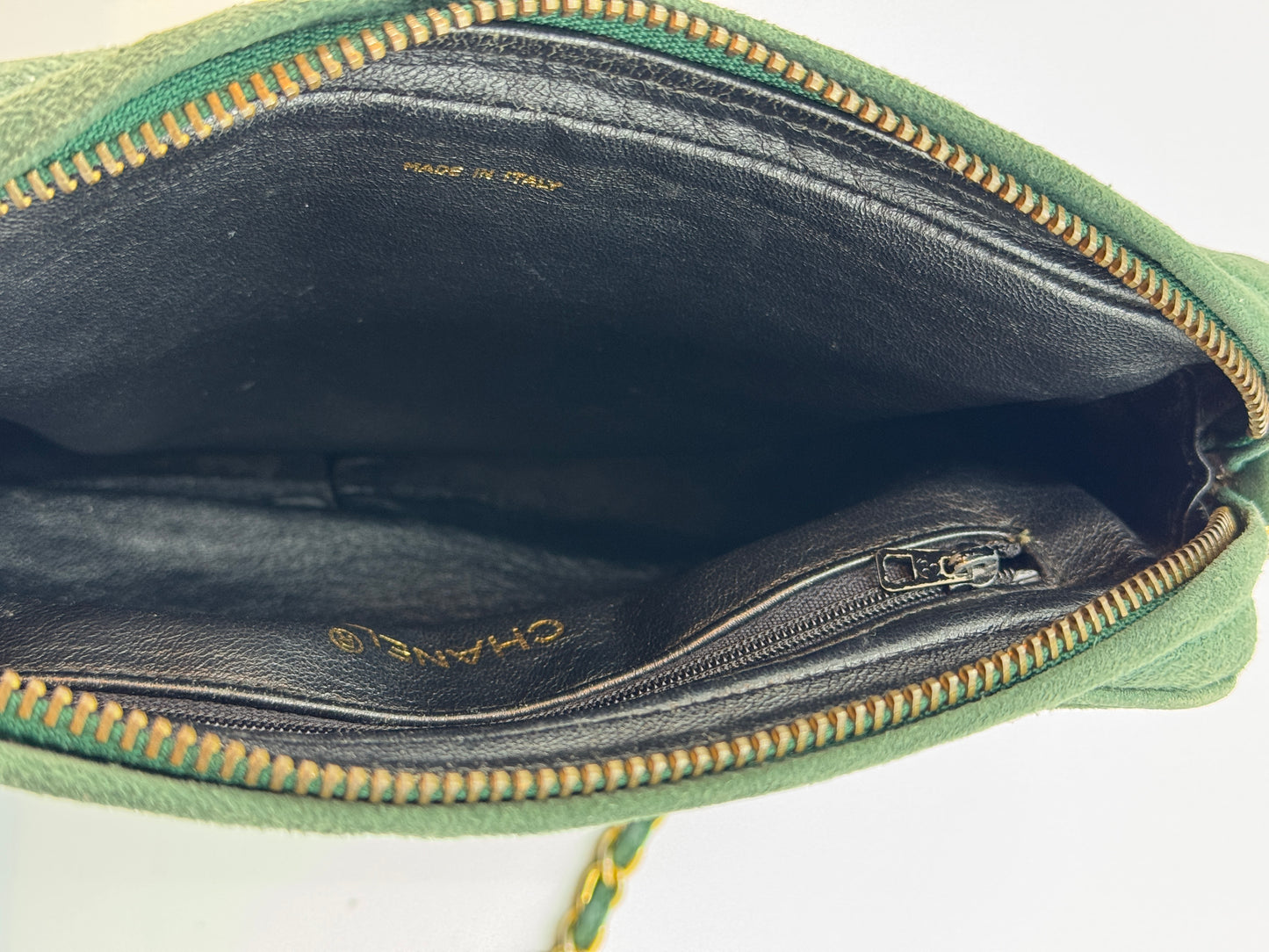 Suede CC Camera Bag Forest Green