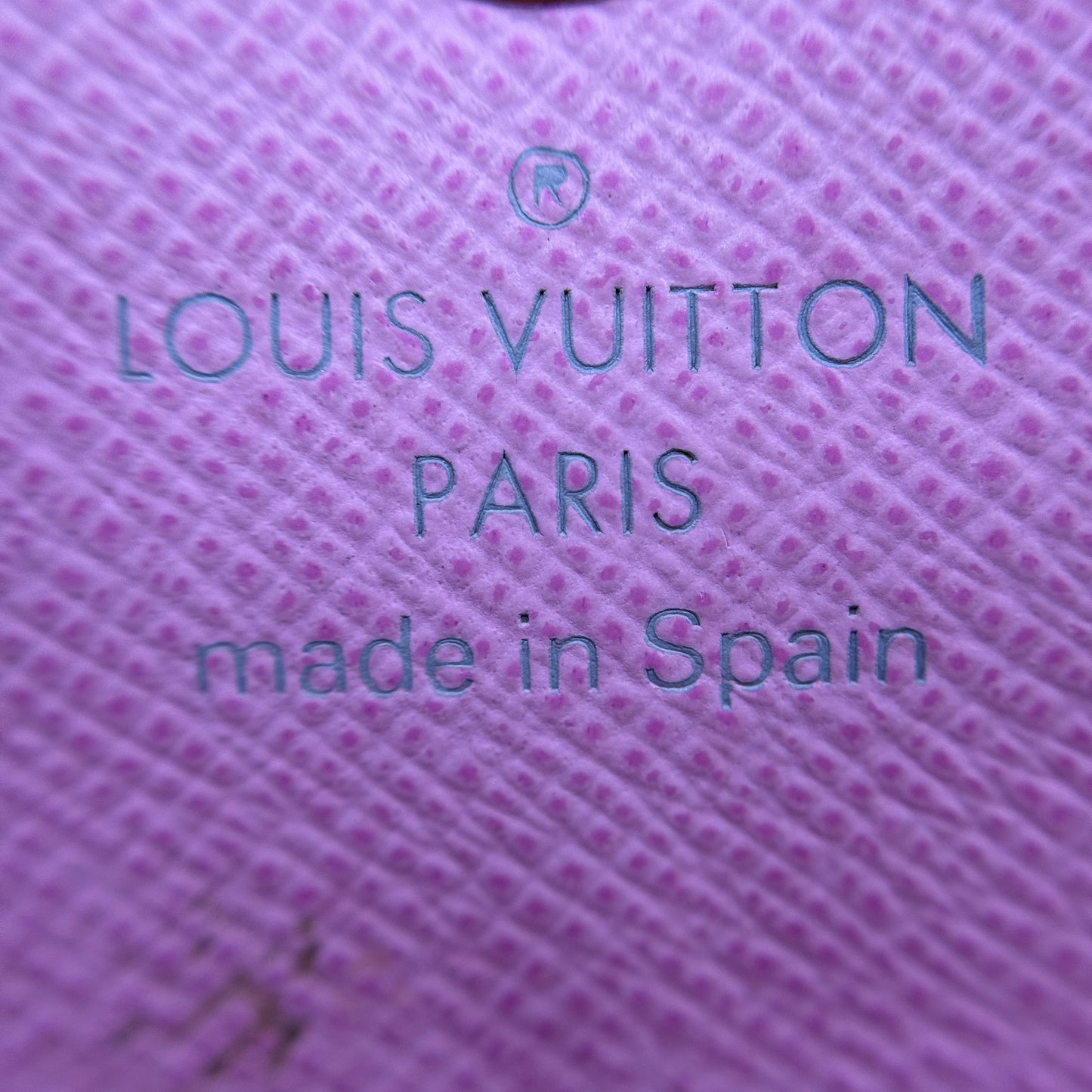 Monogram Multicolor Sarah Wallet White Pink Interior
