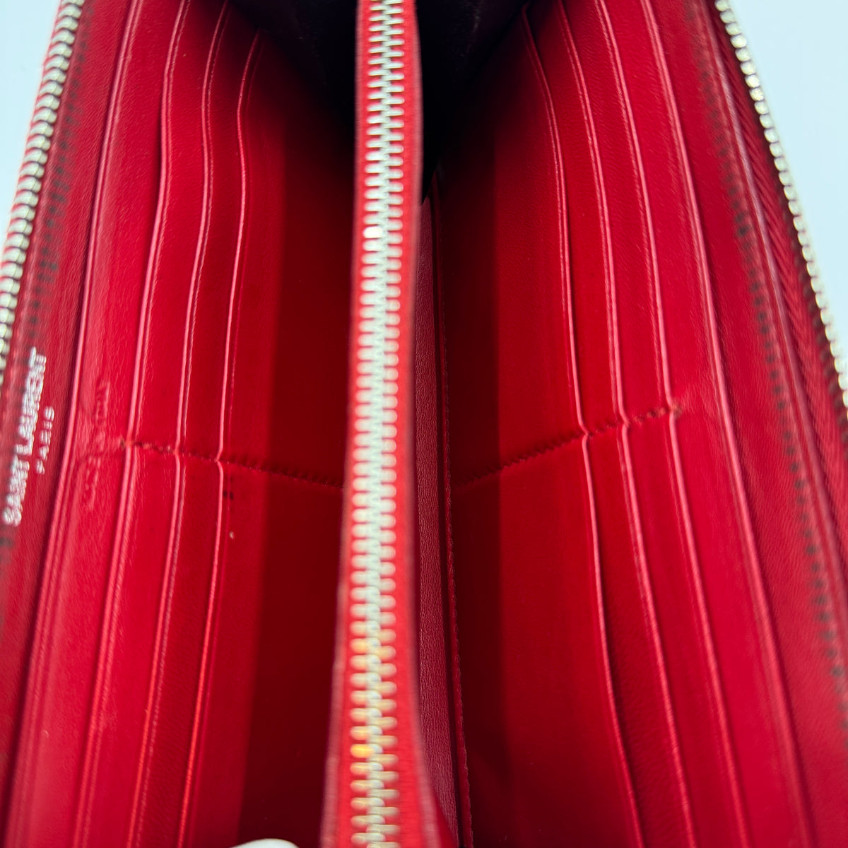 Louis Vuitton Red Croc Embossed Leather Zippy Wallet — view 7 of 9 Red Croc Embossed Leather Zippy Wallet, view 7 of 9