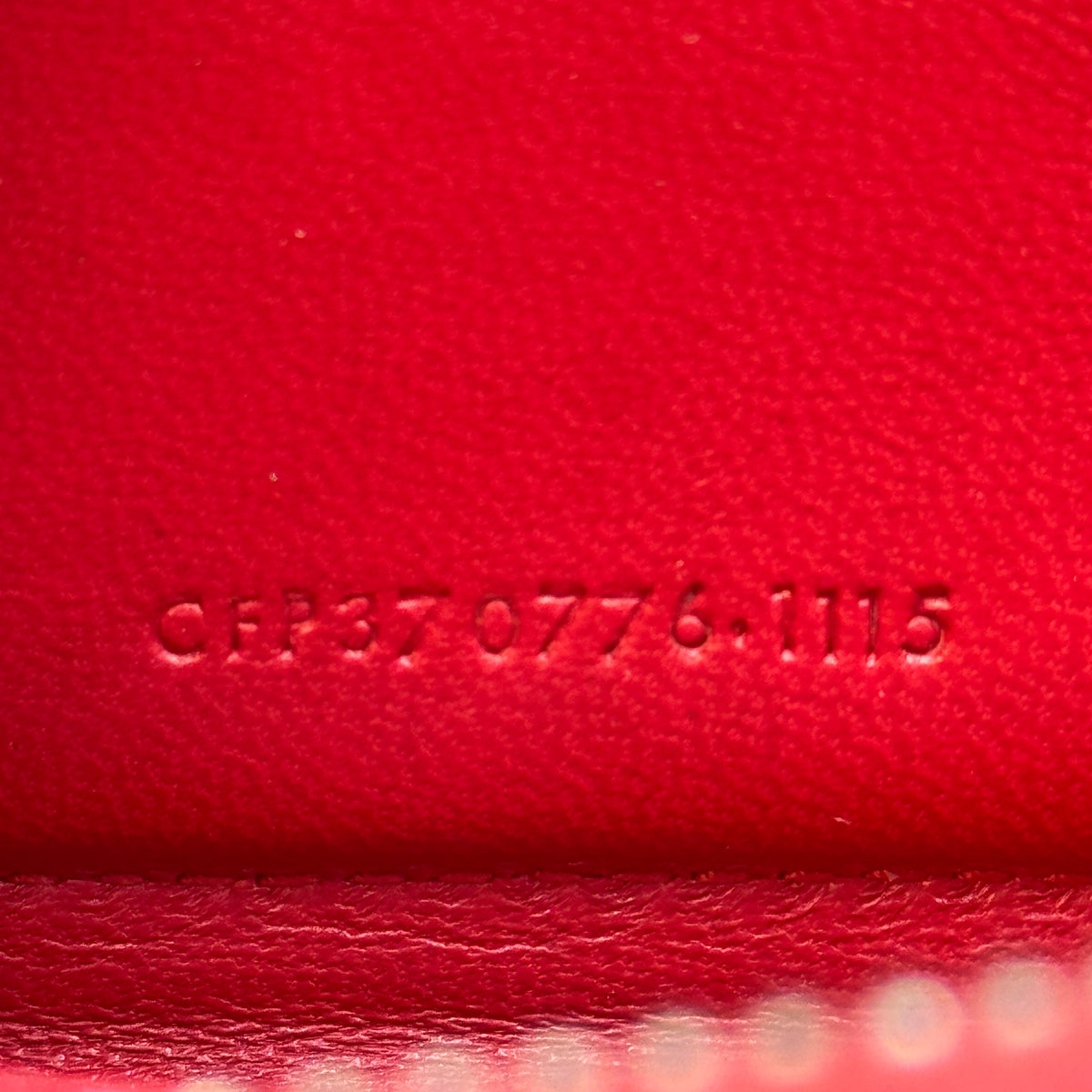 Louis Vuitton Red Croc Embossed Leather Zippy Wallet — view 8 of 9 Red Croc Embossed Leather Zippy Wallet, view 8 of 9