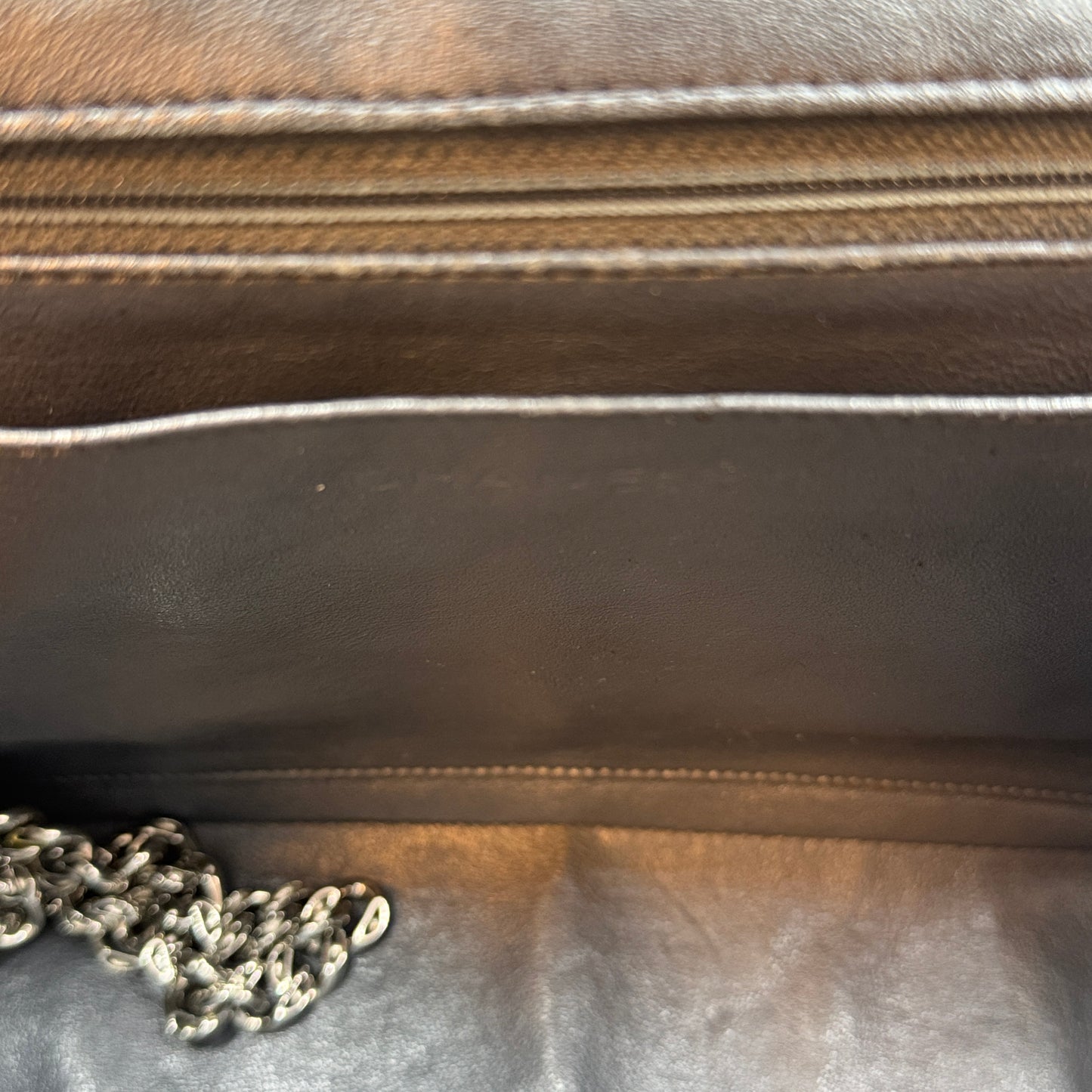 Washed Lambskin Quilted Jumbo Single Flap Bijoux Chain Black