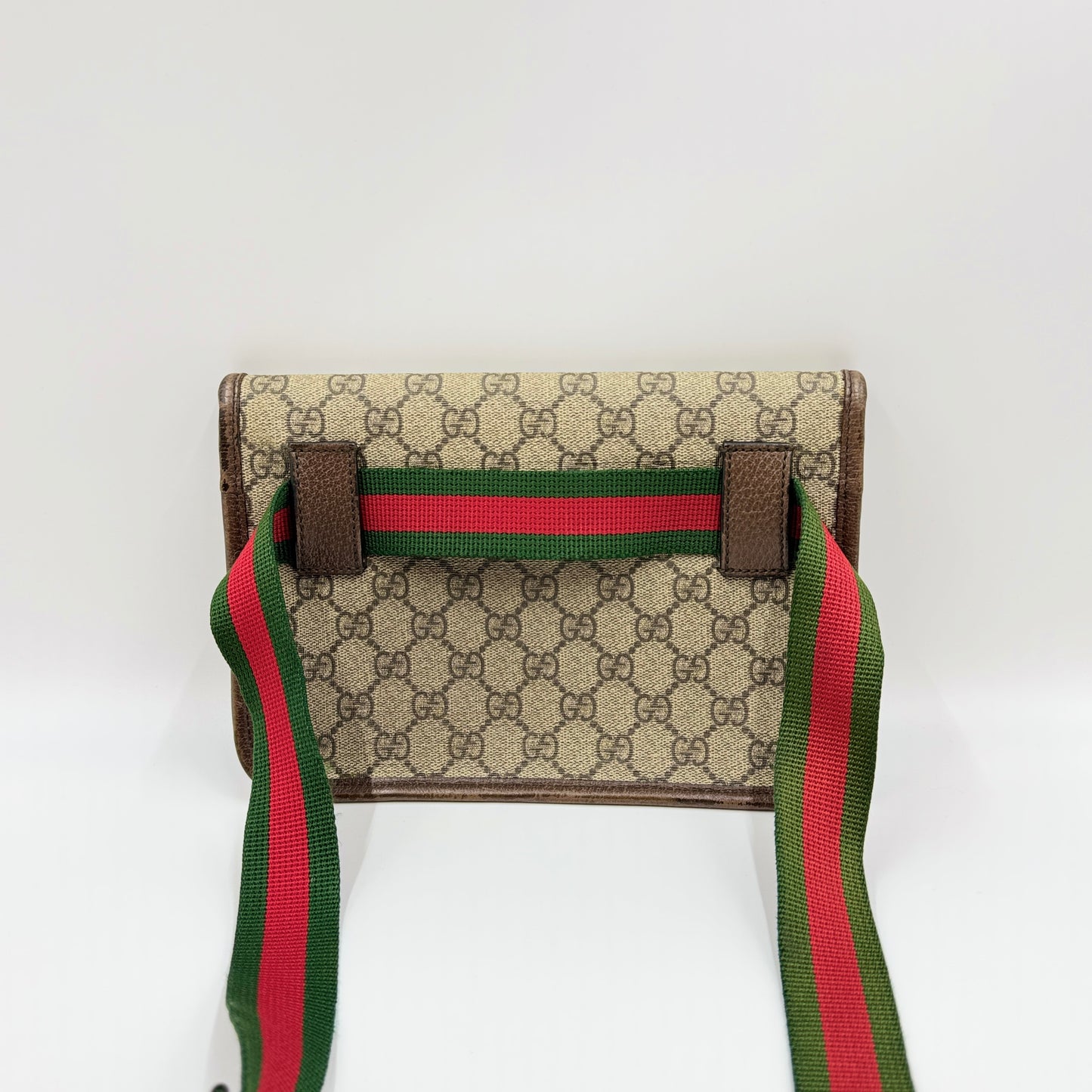 Neo Vintage Flap Belt Bag GG Coated Canvas