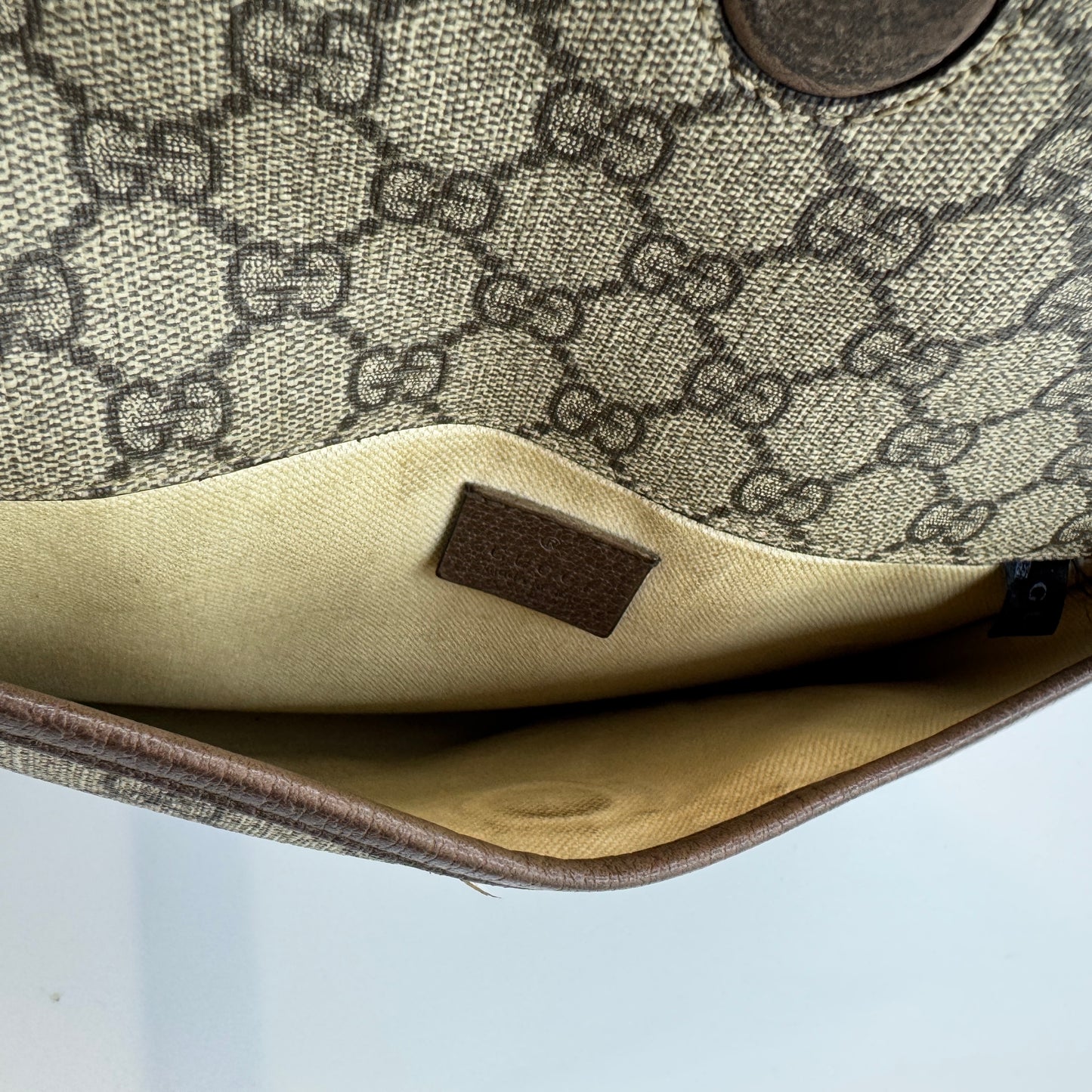 Neo Vintage Flap Belt Bag GG Coated Canvas