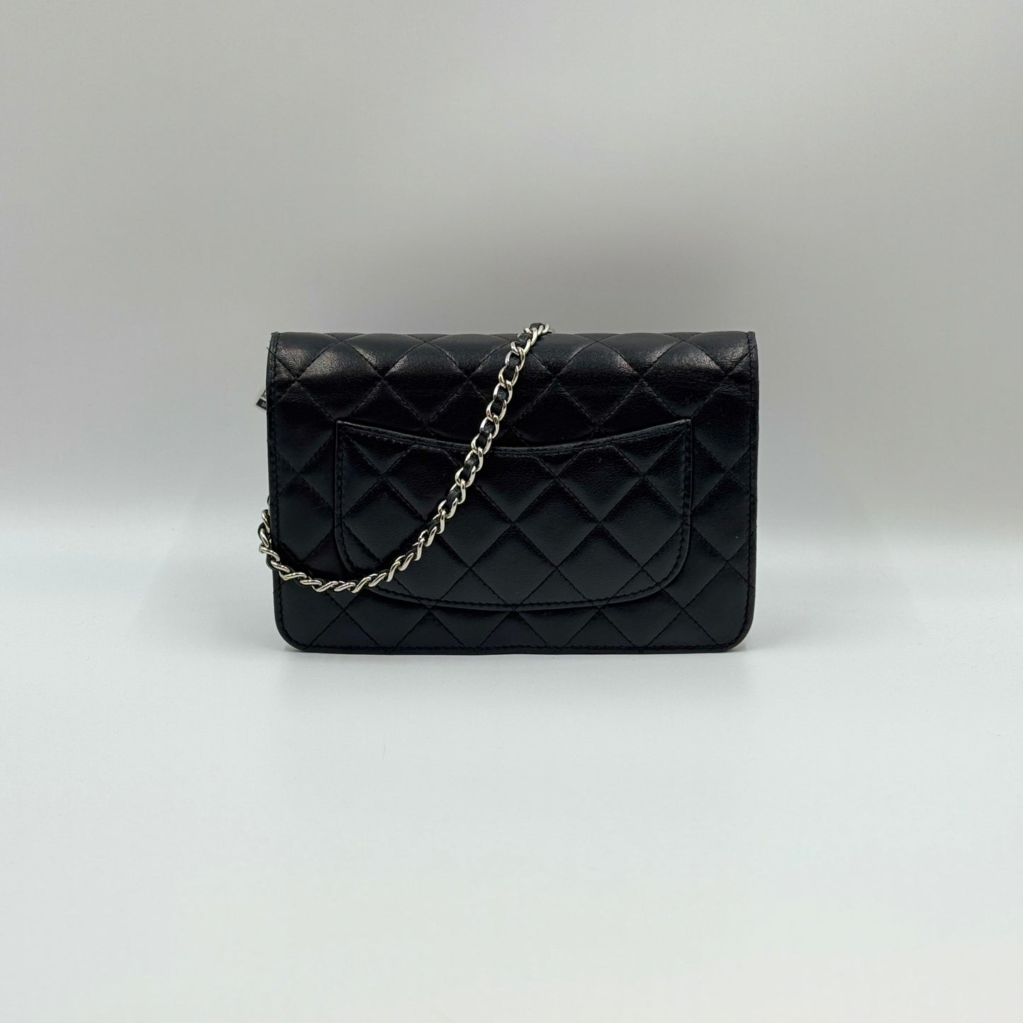 Wallet on Chain Quilted Lambskin