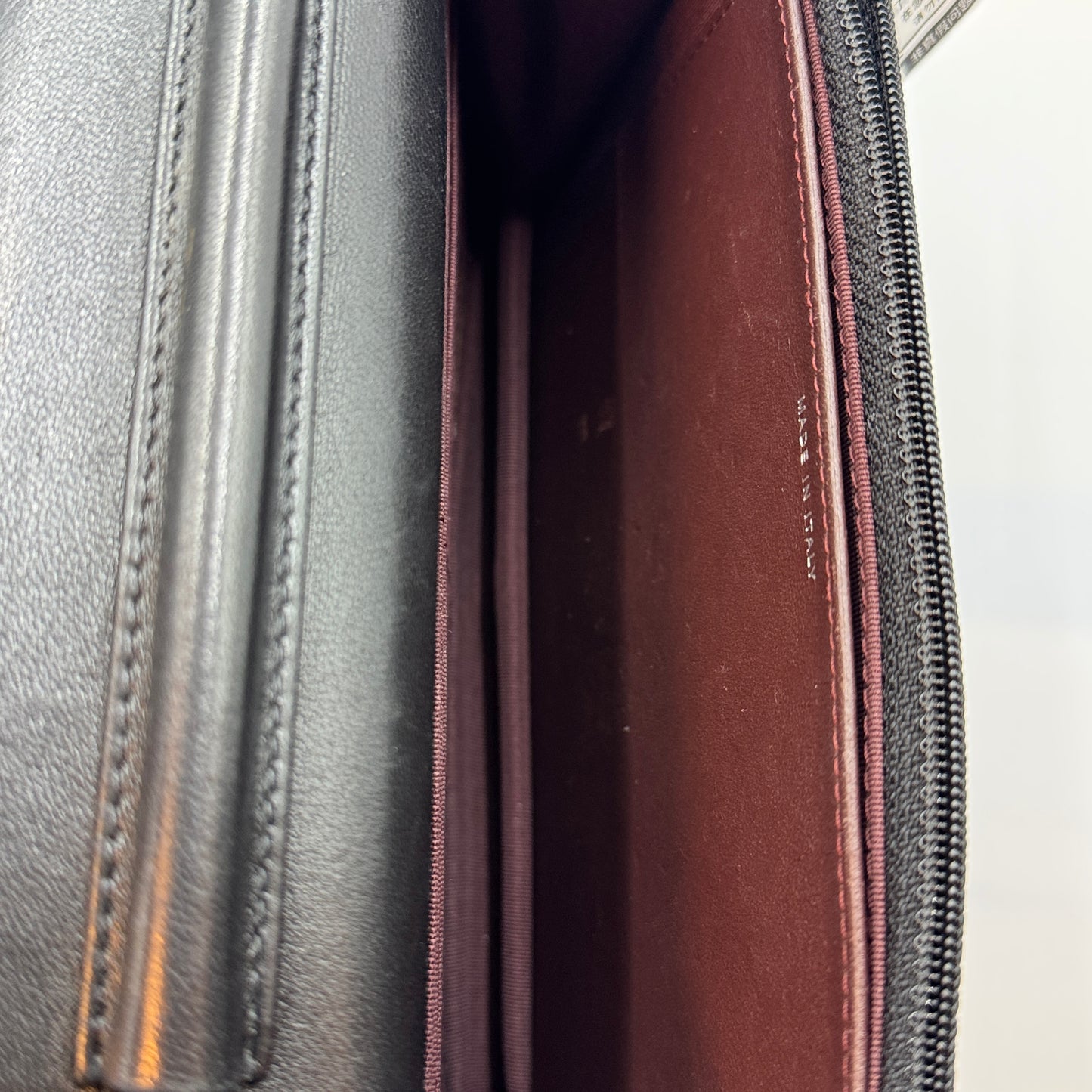 Wallet on Chain Quilted Lambskin