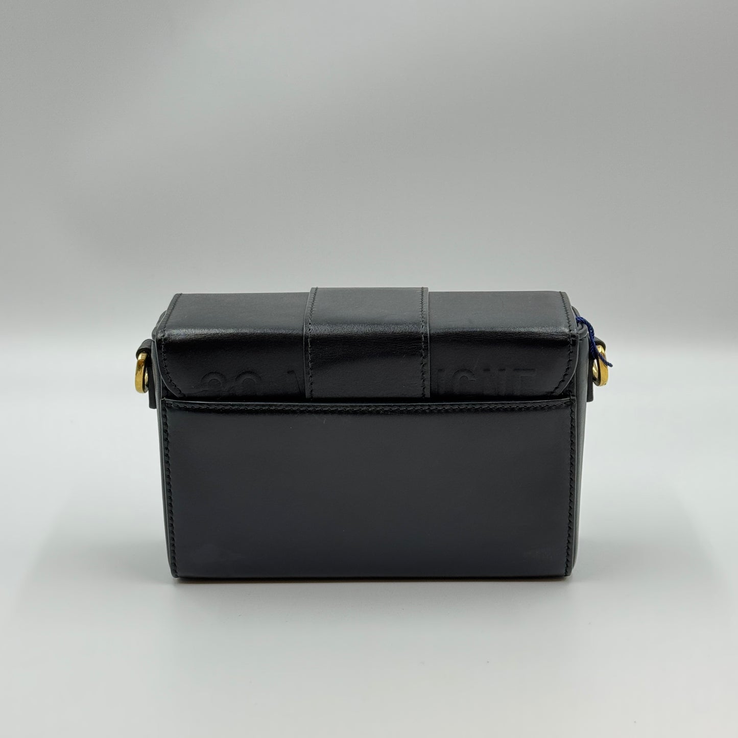 Box Calfskin 30 Montaigne Box Bag Black