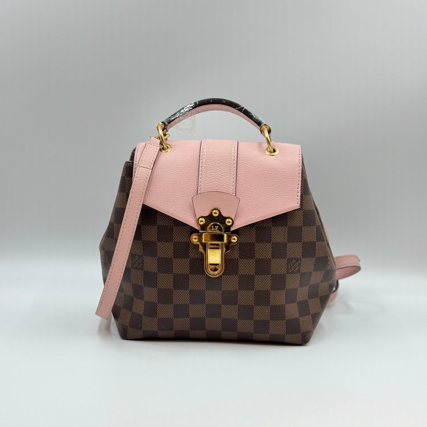 Damier Ebene Clapton Backpack Magnolia