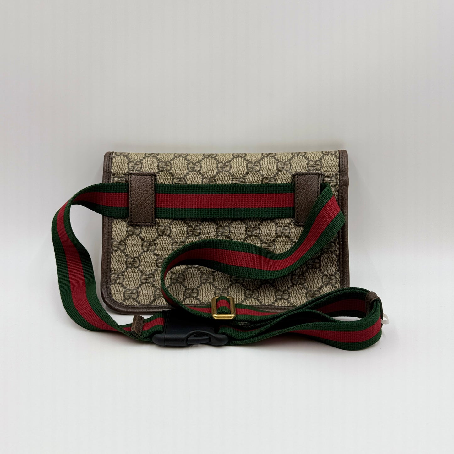 Neo Vintage Flap Belt Bag GG Coated Canvas