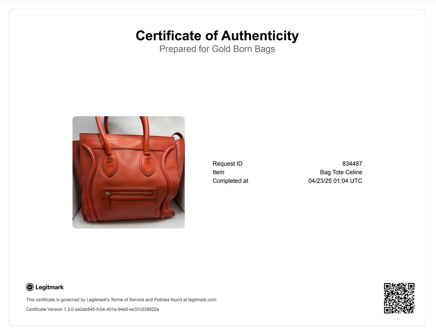 Luggage Tote Mini Size
