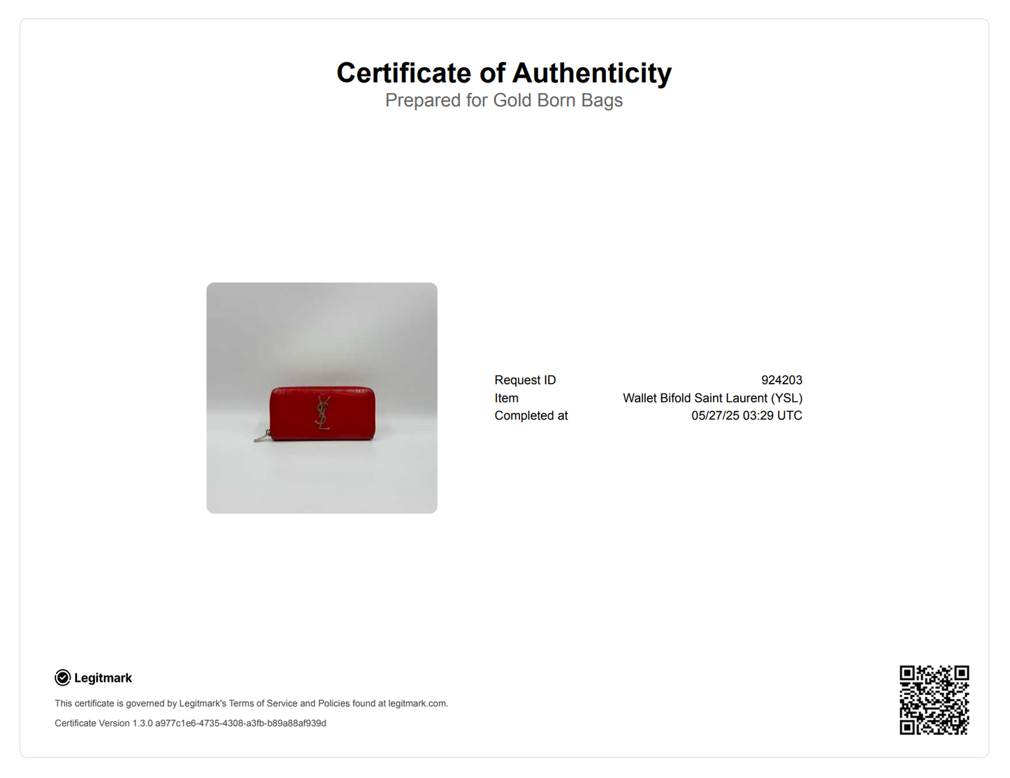 Red Croc Embossed Leather Zippy Wallet