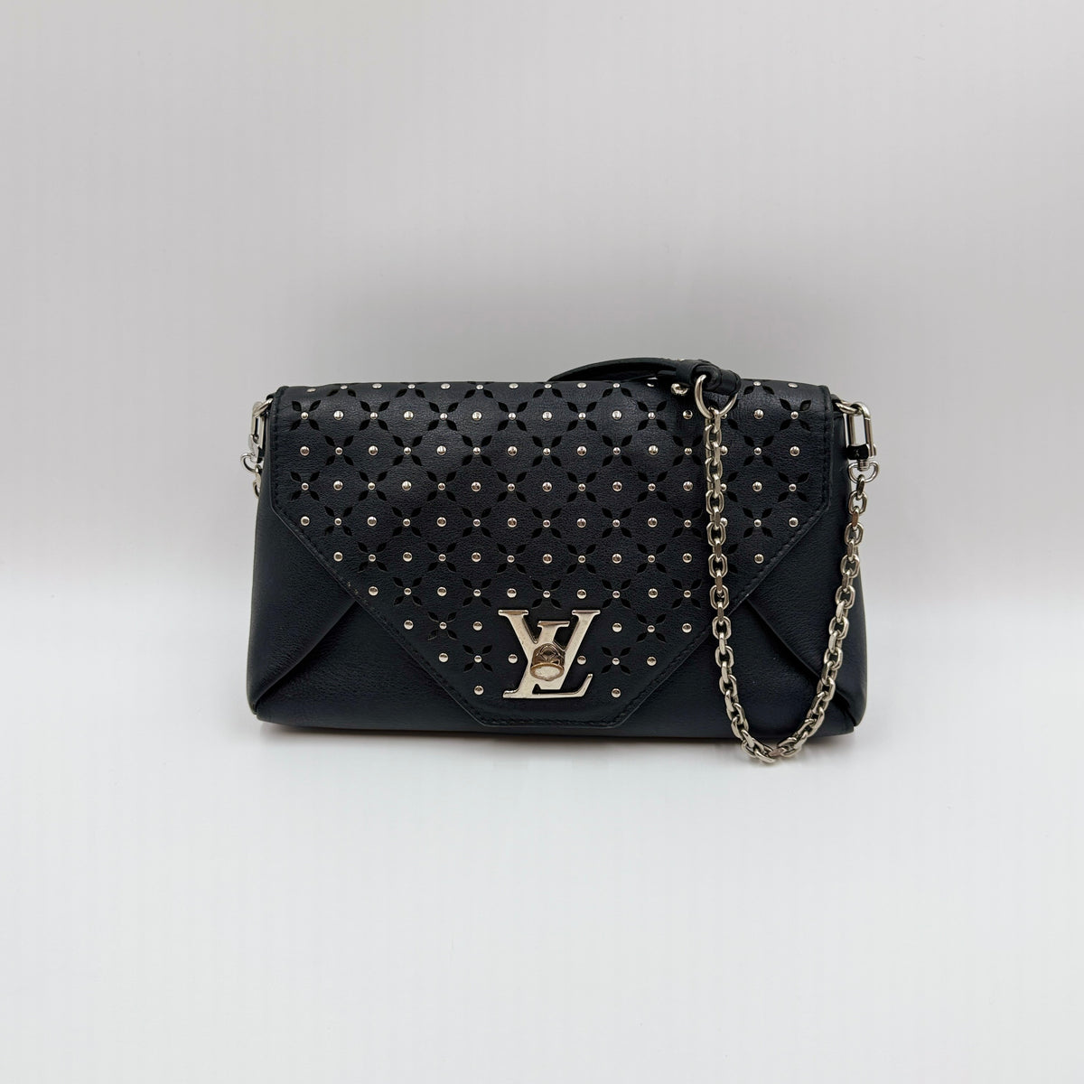 Valentino Perforated Studs Love Note Clutch — view 1 of 9 Perforated Studs Love Note Clutch, view 1 of 9