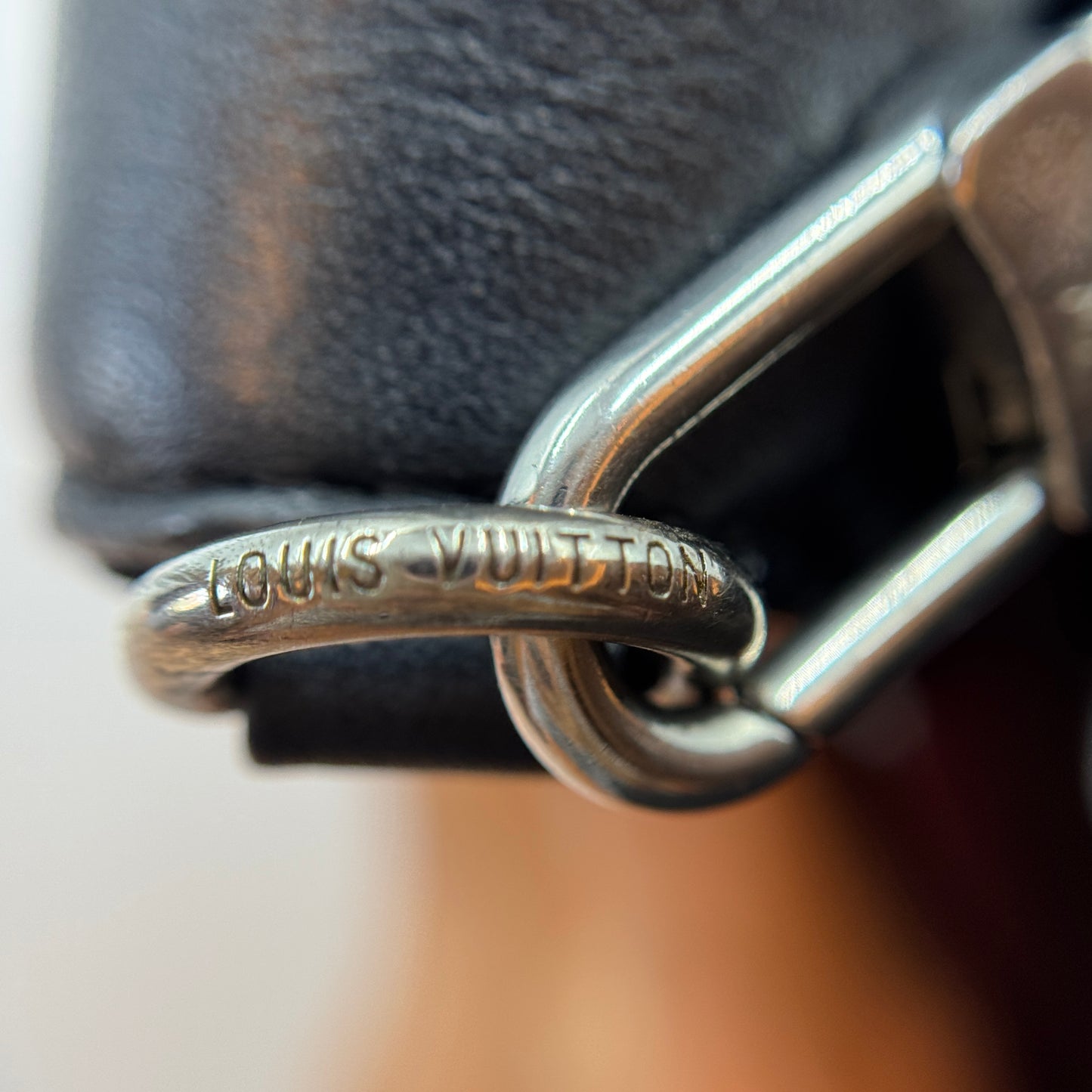 Perforated Studs Love Note Clutch