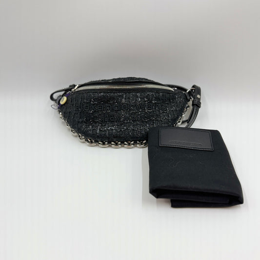 Attica Waist Bag Tweed with Patent Small