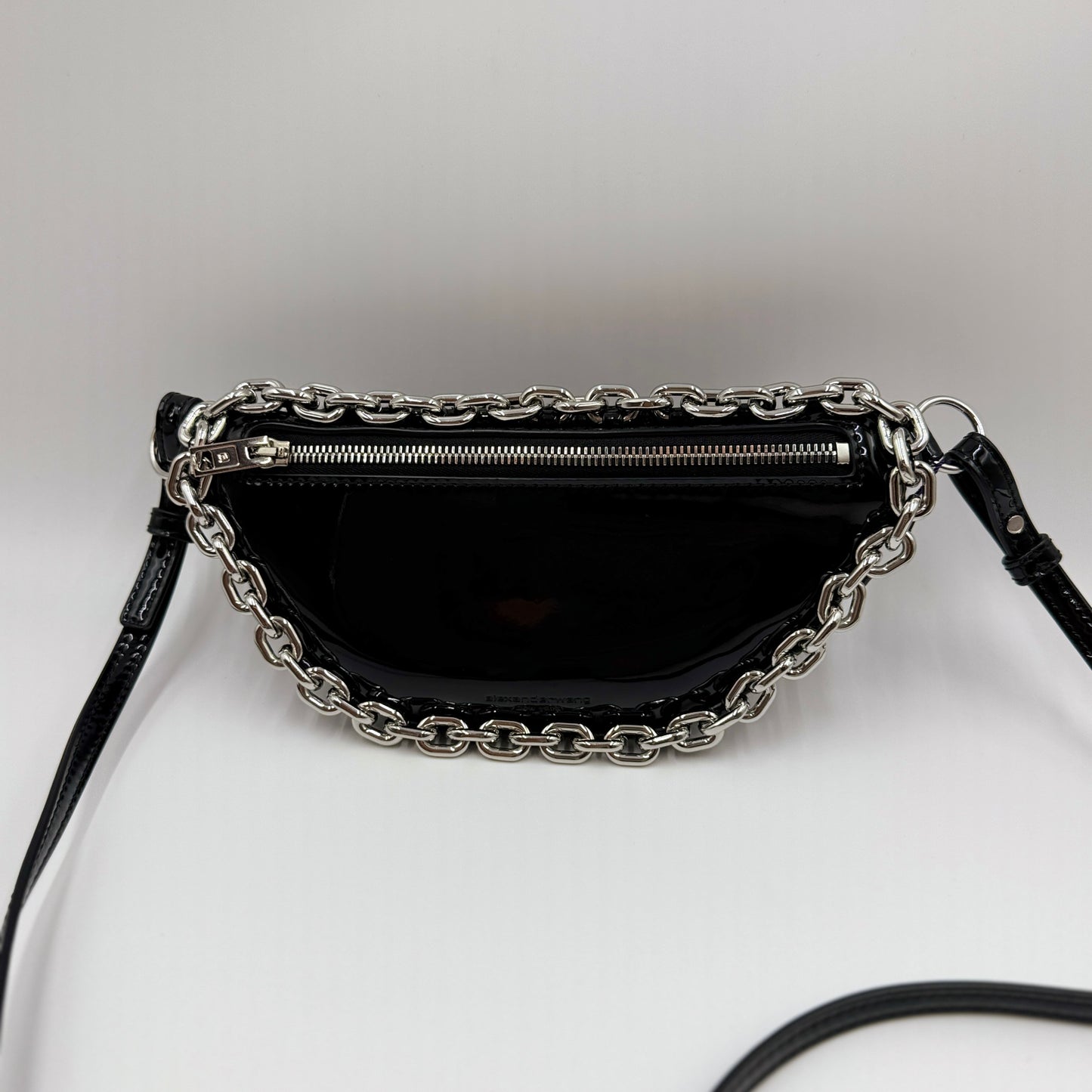 Attica Waist Bag Tweed with Patent Small