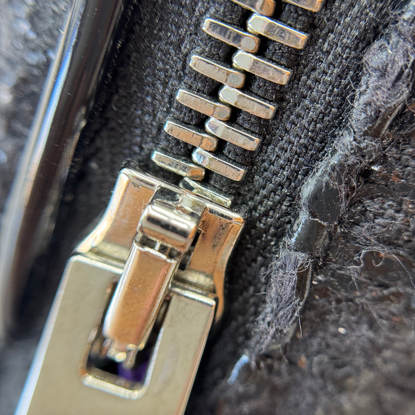 Attica Waist Bag Tweed with Patent Small