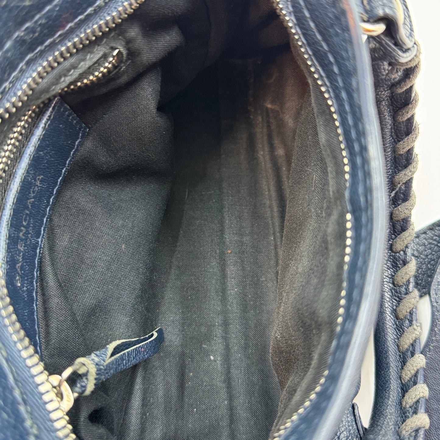 City Classic Metallic Edge Bag Leather Mini
