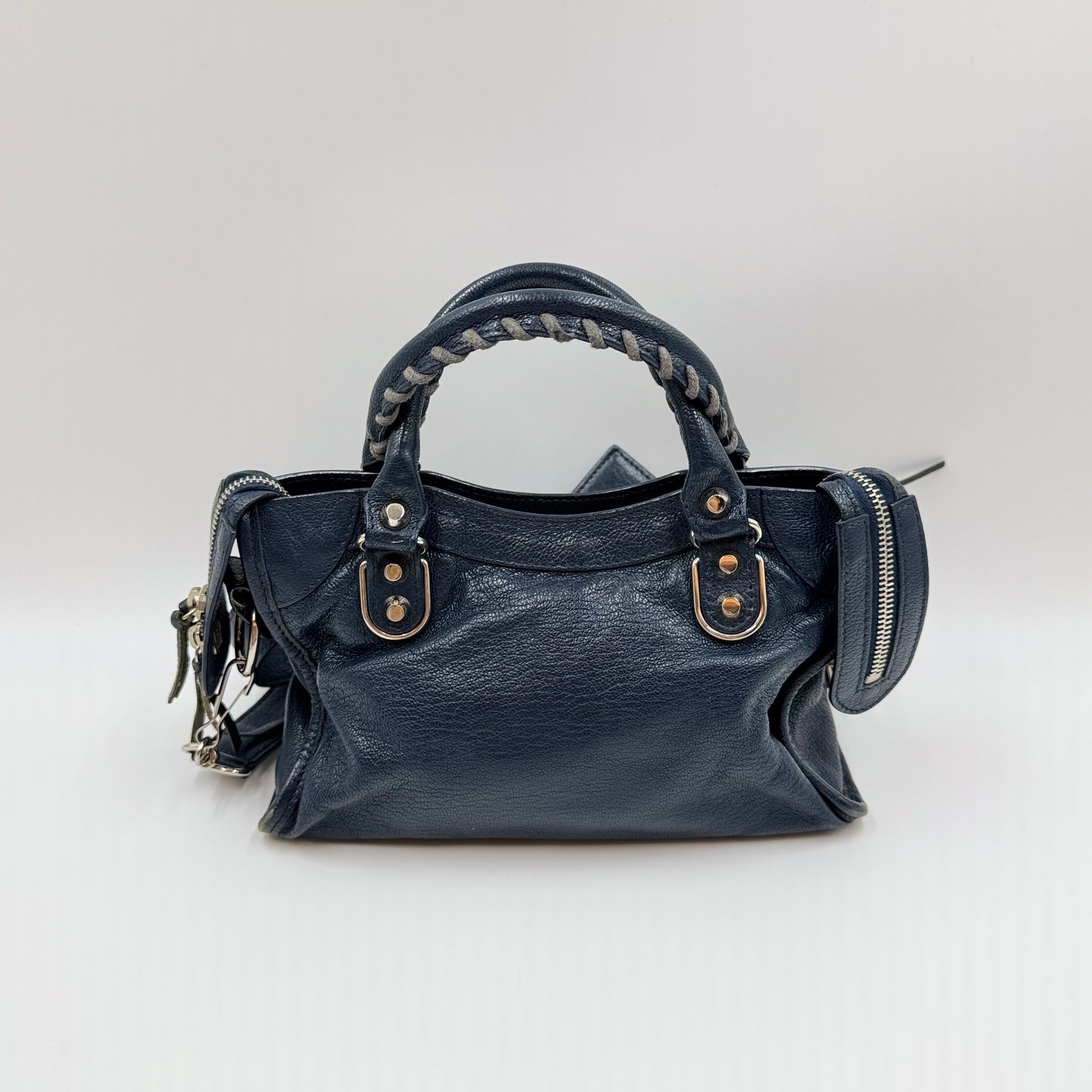 City Classic Metallic Edge Bag Leather Mini