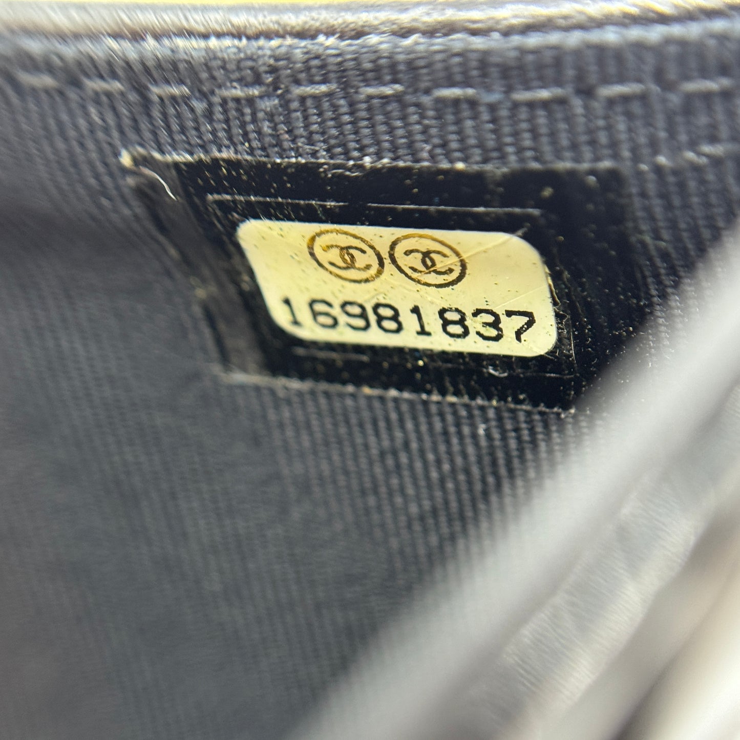 Patent CC French Wallet Black
