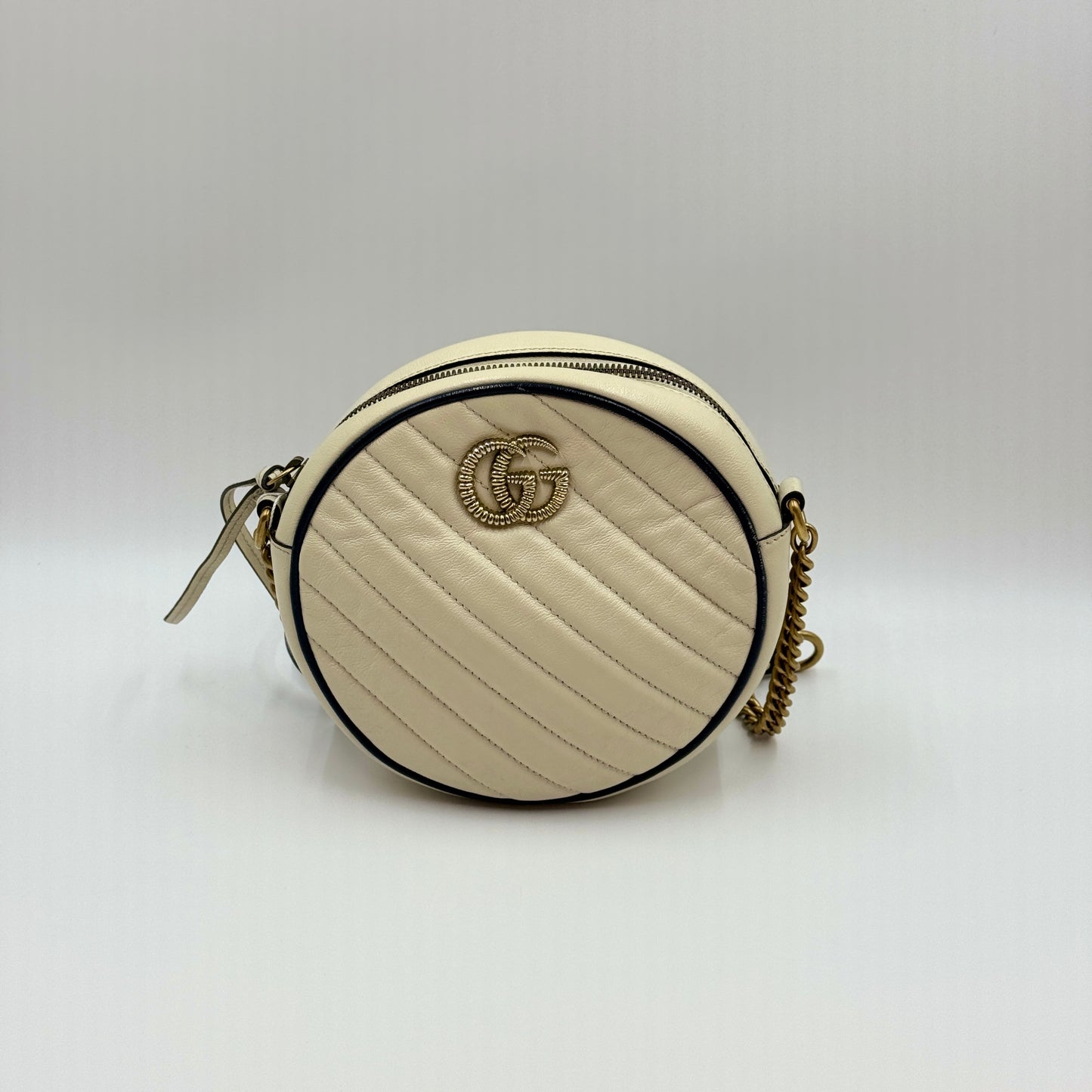 Mini Torchon GG Marmont Round Shoulder Bag