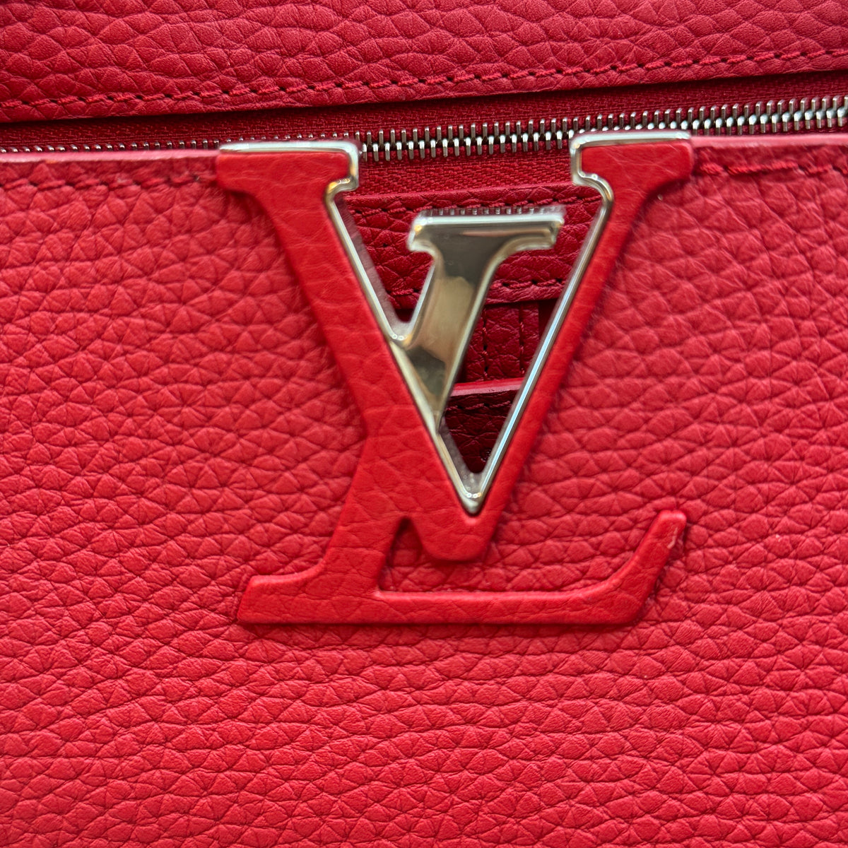 Louis Vuitton Taurillon Leather Capucines PM — view 7 of 9 Taurillon Leather Capucines PM, view 7 of 9