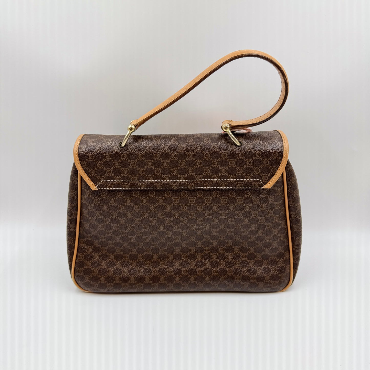 Céline Macadam Canvas Flap Handbag