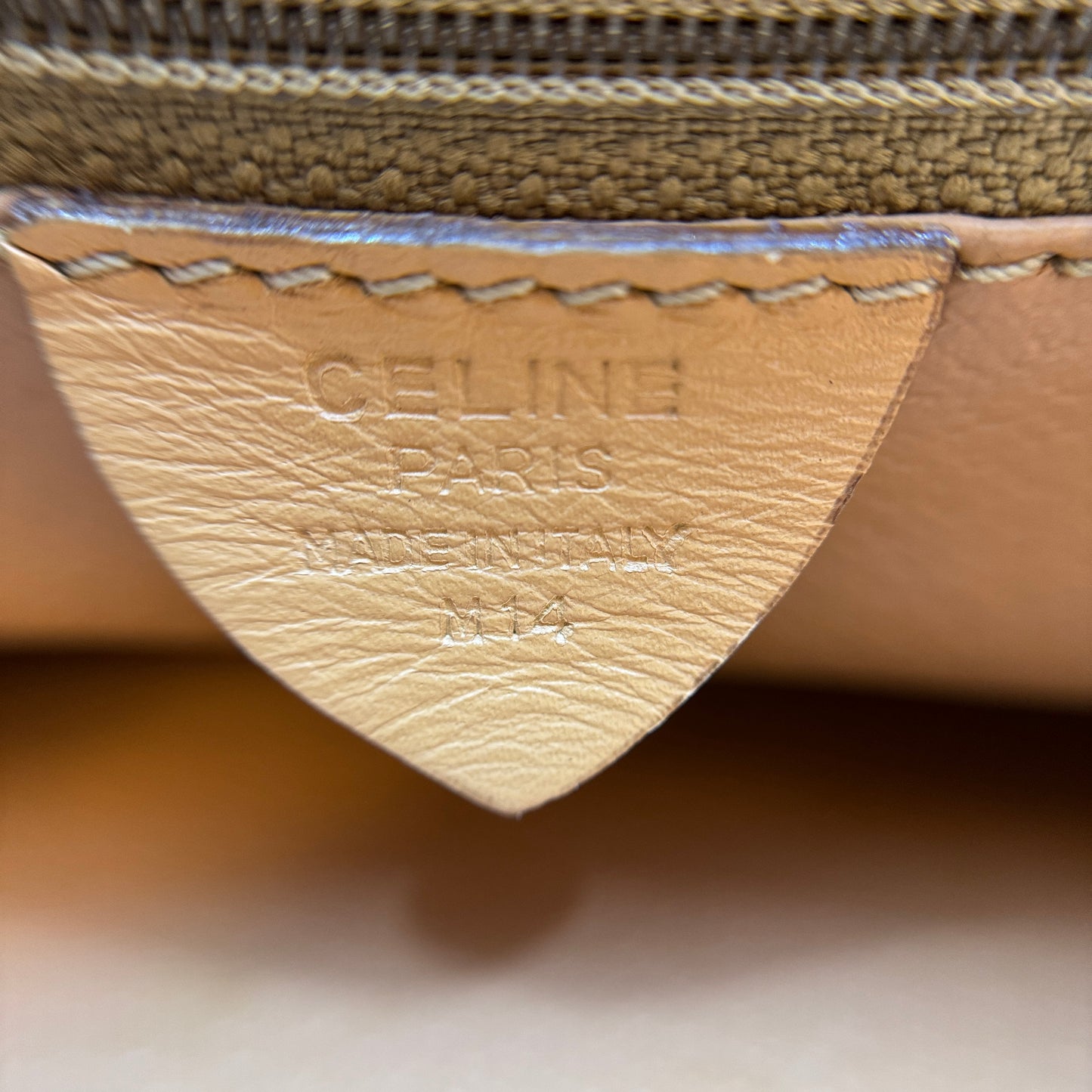 Céline Macadam Canvas Flap Handbag