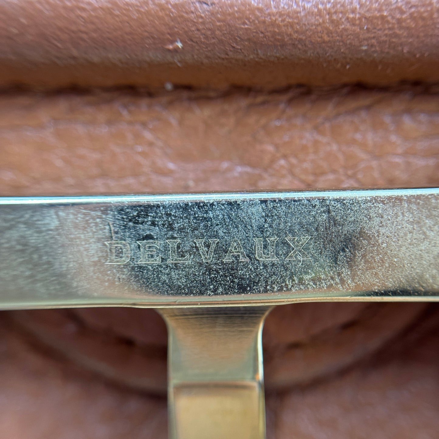 Grained Calfskin Mini Brillant Satchel Natural