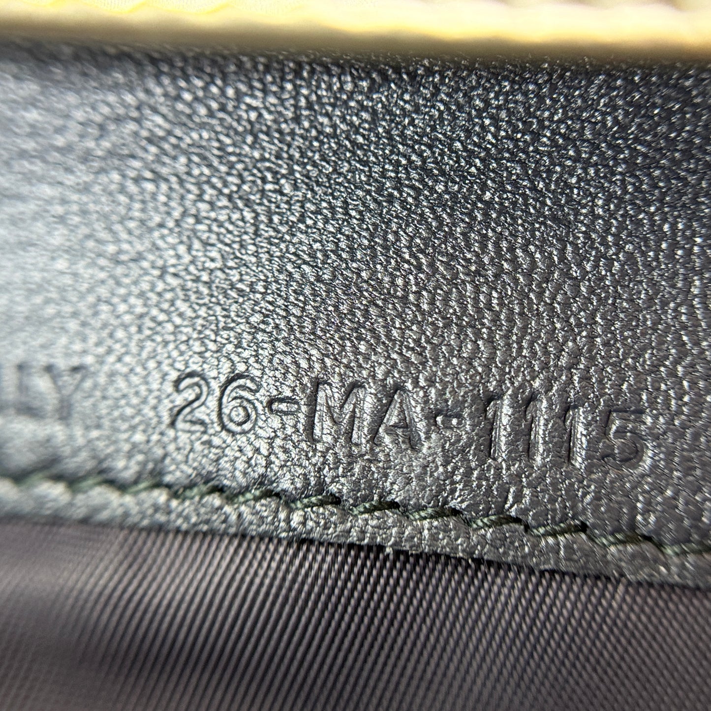 Dior Gold Micro Cannage Patent Leather Diorama Trifold Wallet