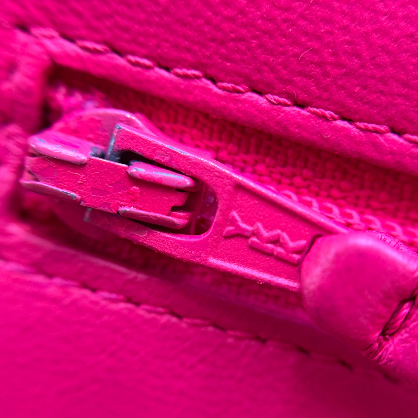 Classic Lambskin Wallet On Chain Pink