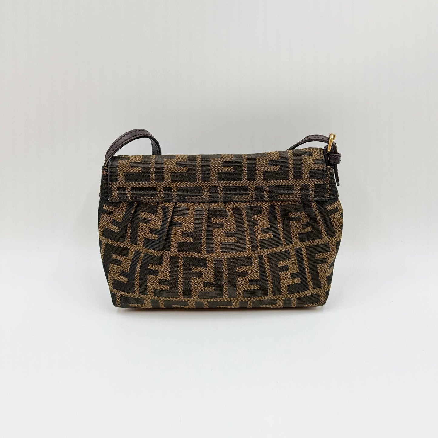 Zucca Canvas Baguette Shoulder Bag