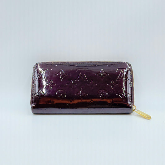 Zippy Wallet Monogram Vernis Long