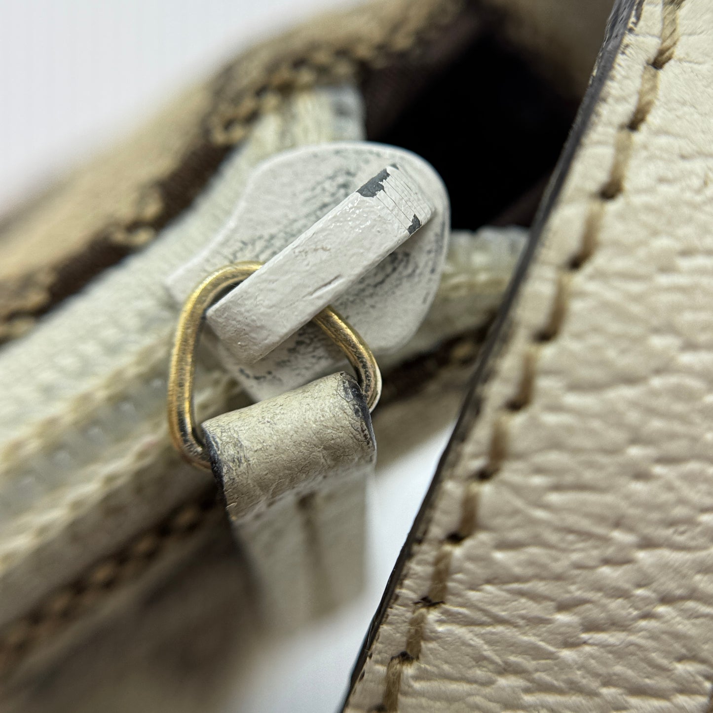 Monogram Pretty Boat Pochette White