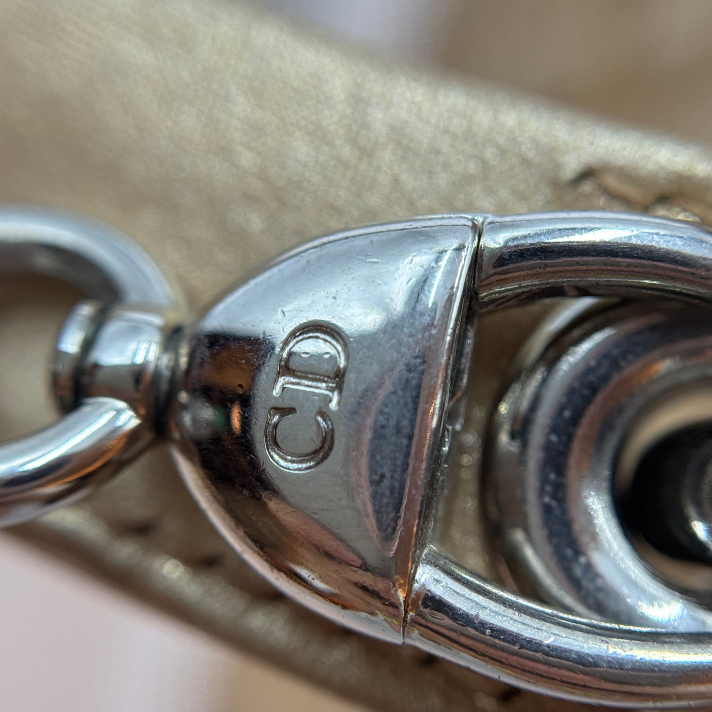 Mini Lady Dior Bag Metallic Gold-Tone Cannage Calfskin