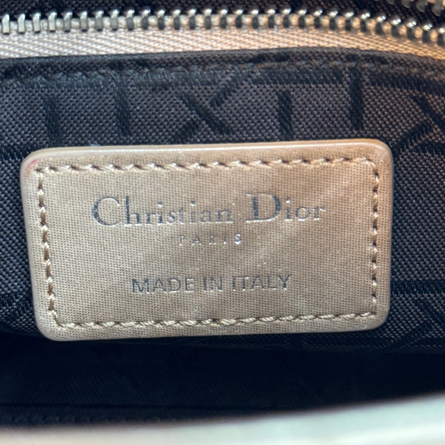 Mini Lady Dior Bag Metallic Gold-Tone Cannage Calfskin