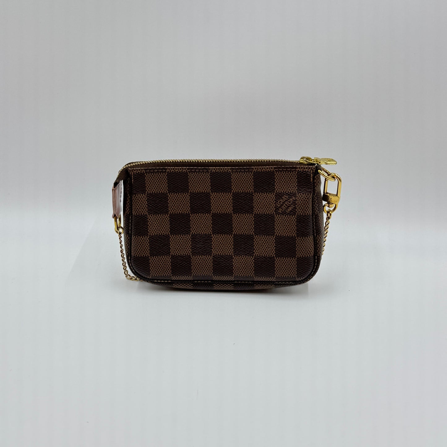 Damier Ebene 2020 Christmas Animation Big Wheel Mini Pochette Accessories Rose