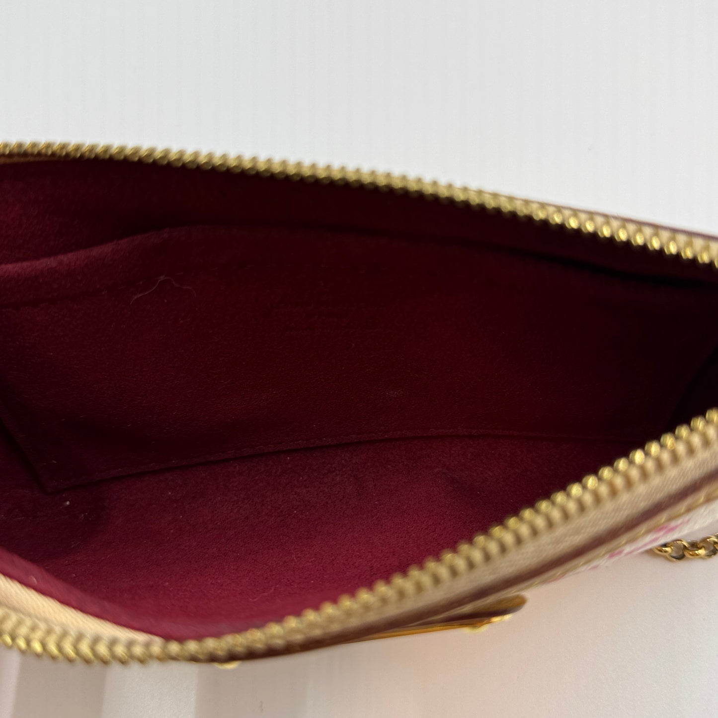 Monogram Multicolore Milla Clutch MM White