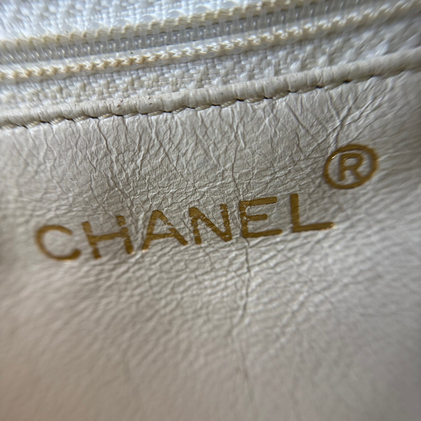 Chanel Matrasse Cream Top Handle Mini Tote
