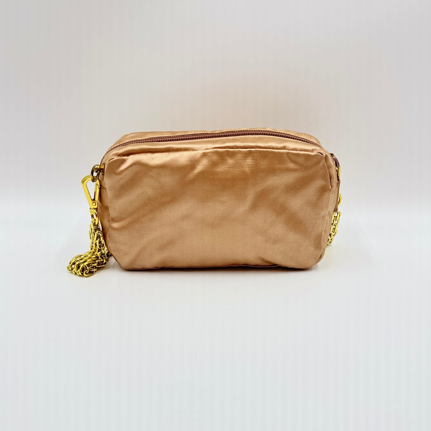 Satin Cosmetic Pouch Sabbia Nylon Pink
