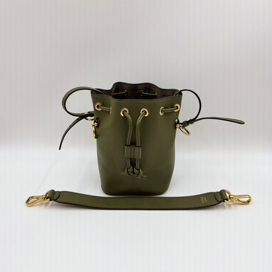 Vitello Cruise F is Fendi Mini Mon Tresor Bucket Bag Asparago