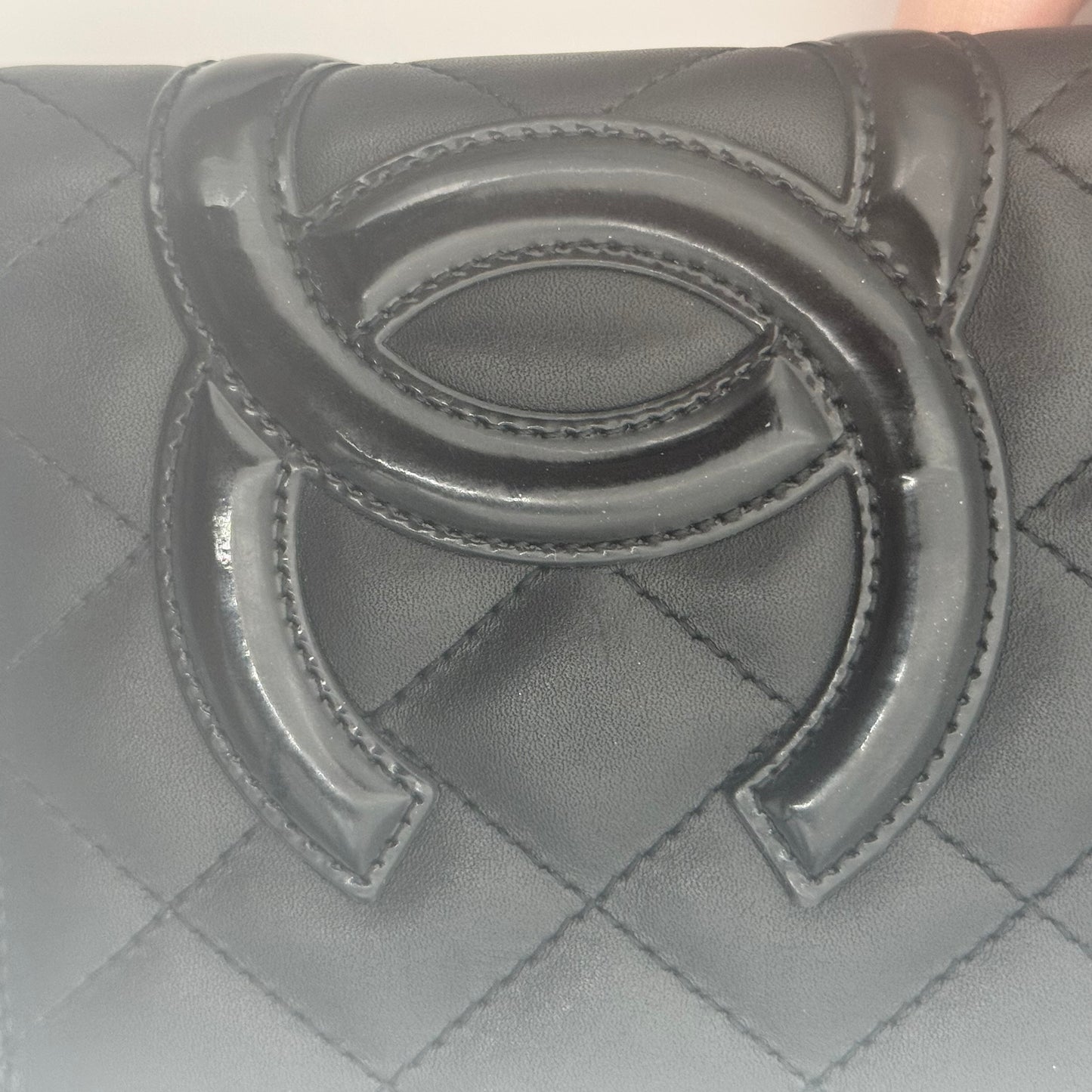 Cambon Bifold Wallet Quilted Lambskin Long