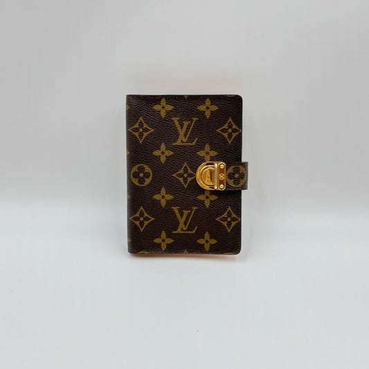 Monogram Koala Small Ring Agenda Cover Pink