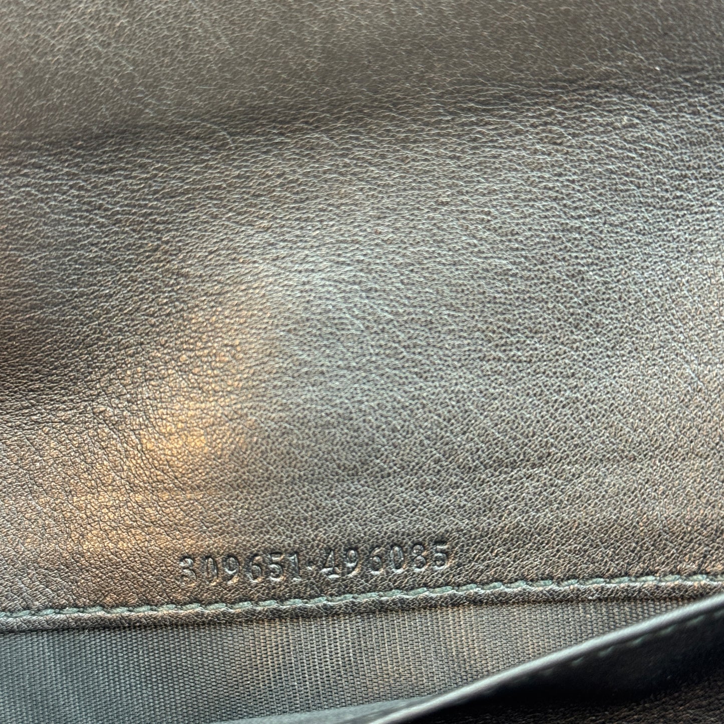 Microguccissima Travel Document Wallet Case Black