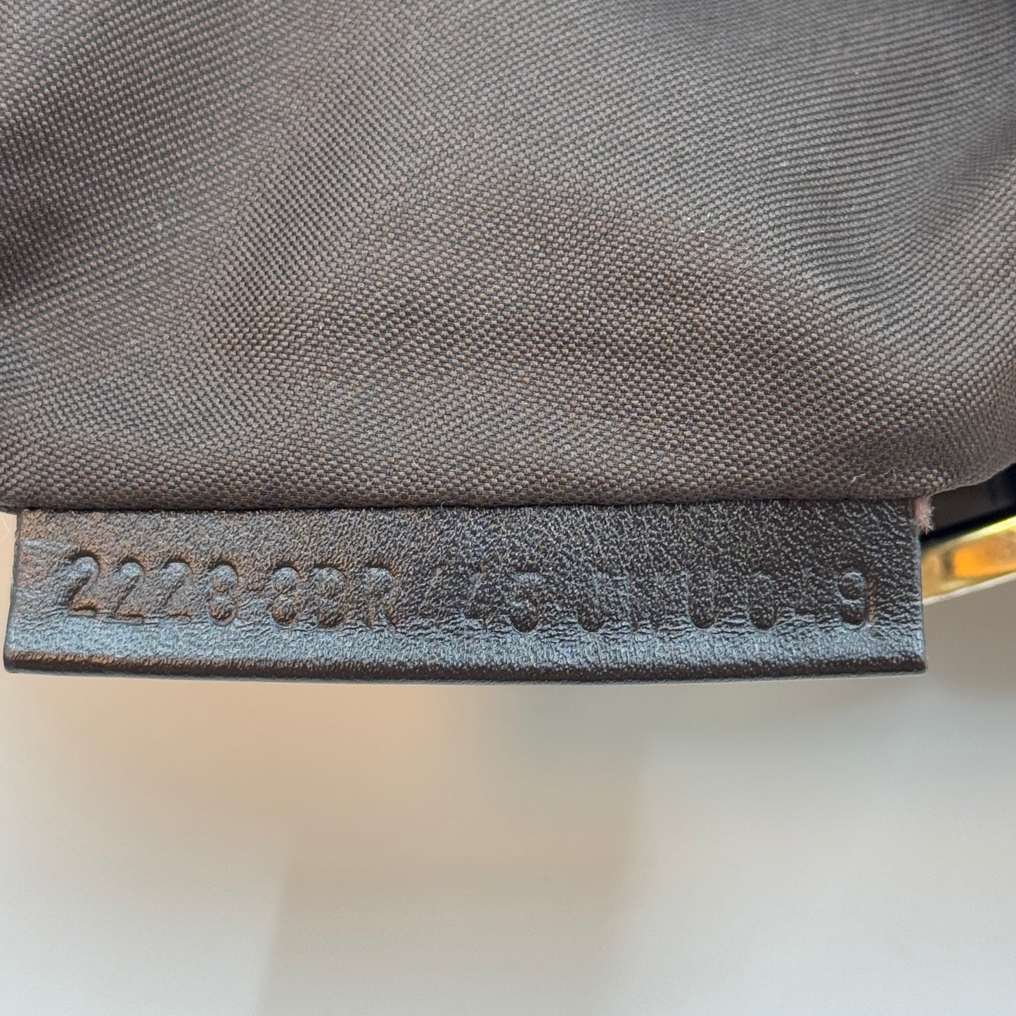 Tobacco Zucca Print Canvas Medium Chef Shoulder Bag
